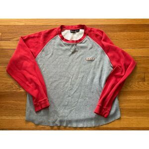 Guess Jeans Vtg Y2K Long Sleeve Thermal Shirt Mens Size Medium‎
